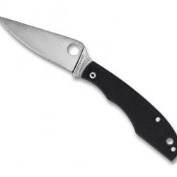 COUTEAU SPYDERCO GRASSHOPPER G10 NOIR