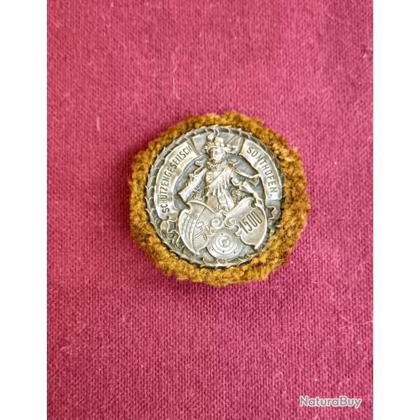 Insigne de socit de tir priv de la couronne Bavaroise