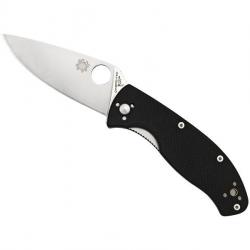 COUTEAU SPYDERCO TENACIOUS G10 NOIR