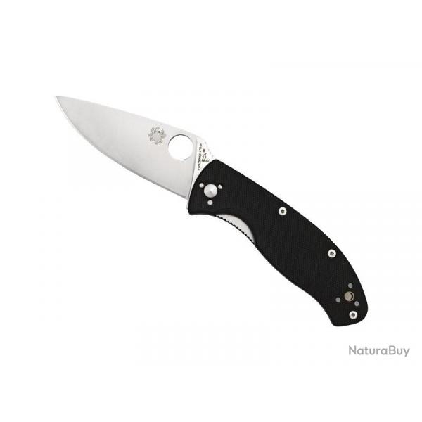 COUTEAU SPYDERCO TENACIOUS G10 NOIR