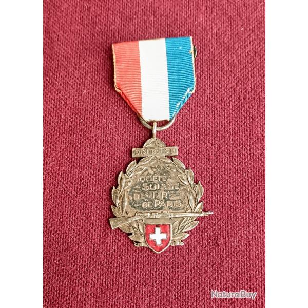 Insigne de la socit de tir suisse de Paris