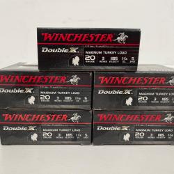 !! NEUF !! CARTOUCHE WINCHESTER DOUBLE X CALIBRE 20/76 Nº5 par 50