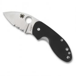 COUTEAU SPYDERCO INSISTENT SEMI-DENTEE