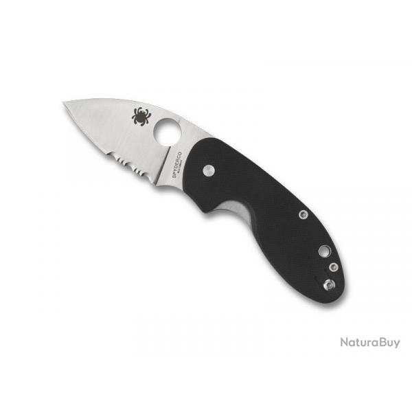 COUTEAU SPYDERCO INSISTENT SEMI-DENTEE