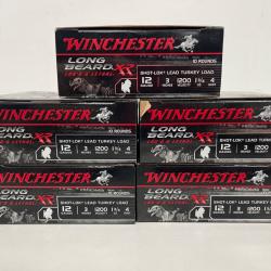 !! NEUF !! CARTOUCHE WINCHESTER XR LONG BEARD CALIBRE 12/76 Nº4 par 50