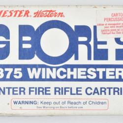 20 cartouches calibre 375 WINCHESTER "WESTERN" - "BIG BORE 94" - Ogive 200 grains "POWER POINT"