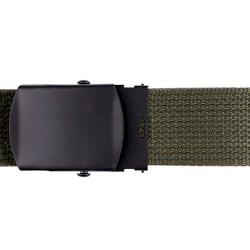 Ceinture US olive boucle noire - MILTEC