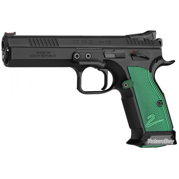 Pistolet CZ 75 TS 2 Racing Green calibre 9x19