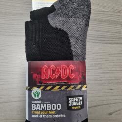 2 paires de chaussettes Bambou AC/DC Pointure 41/43