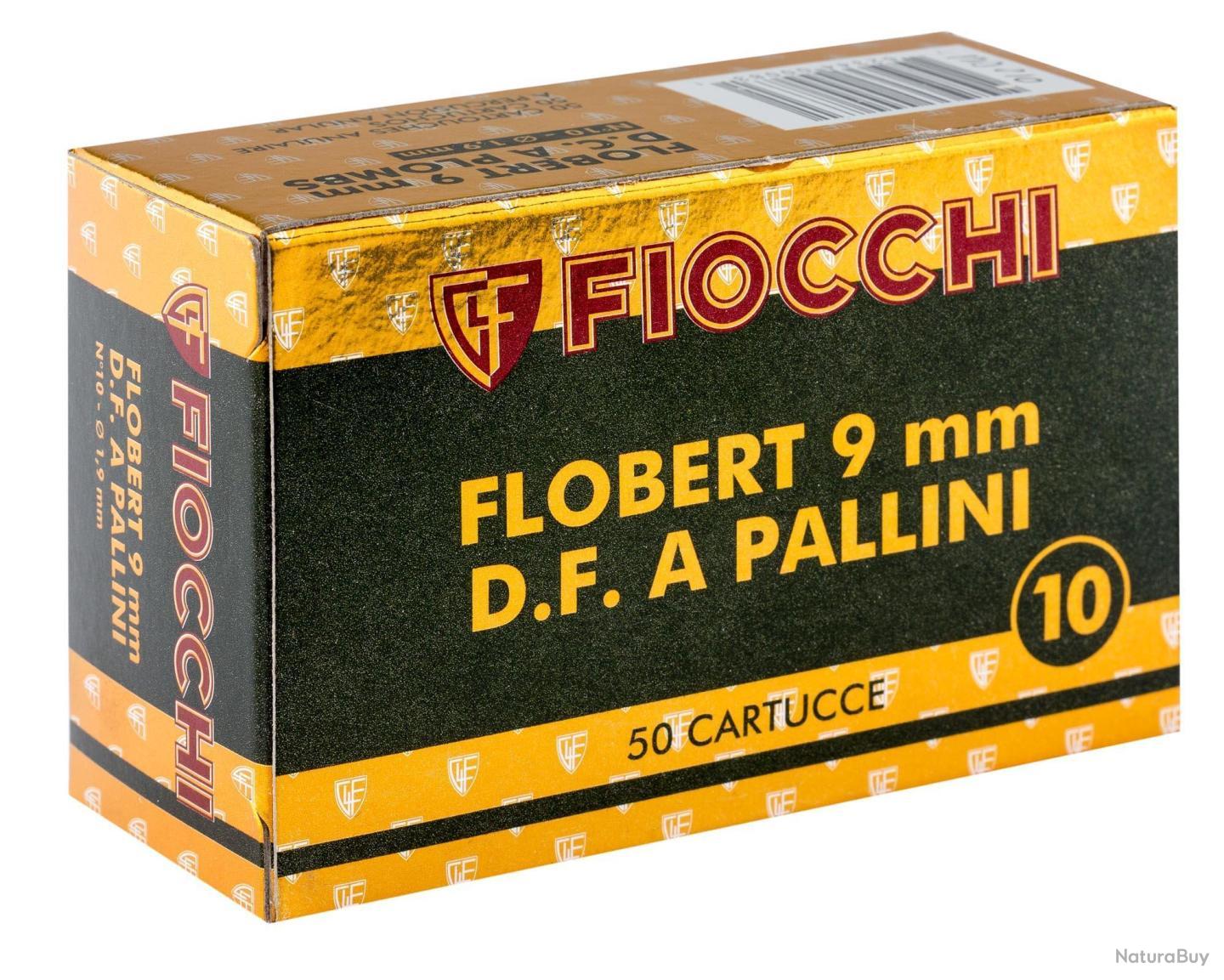 Cartouches Fiocchi Flobert 9mm double charge-Numéro 7.5 - Cartouches ...