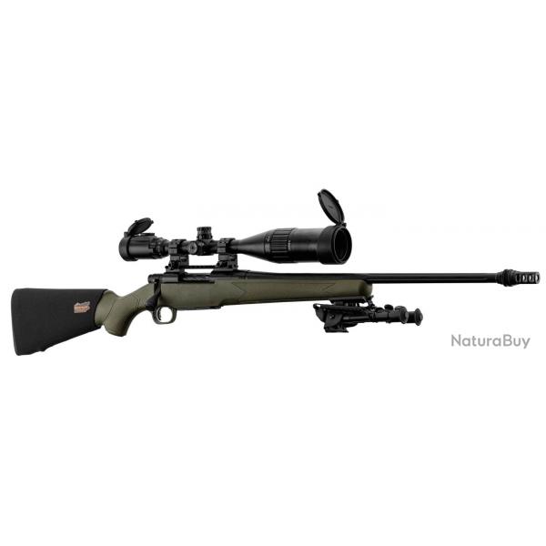 Carabine Mossberg Patriot Night Train cal 308 + Lunette 6-24x50 + bipied