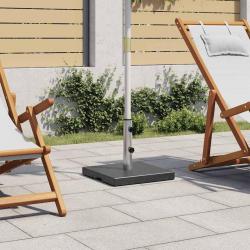 Socle de parasol Granite 20 kg Carré Noir alsavelo