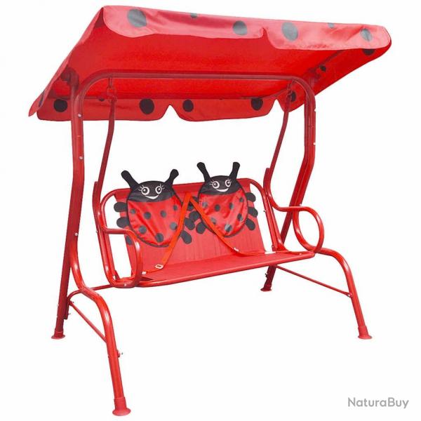 Sige balanoire pour enfants Rouge alsavelo