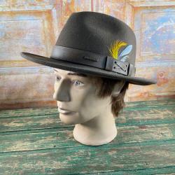 Chapeau Stetson Vitafelt Crushable - Taille L (59 cm) - 100 % laine - Made in USA chapeau de chasse