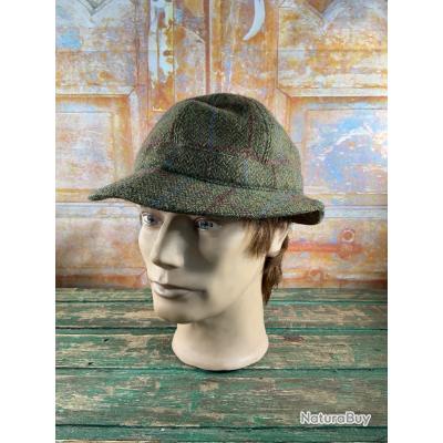 Casquette/chapeau Christy's Crown Collection Tweed Marron - Laine Pure, Taille Ajustable, Neuf Sans étiquette