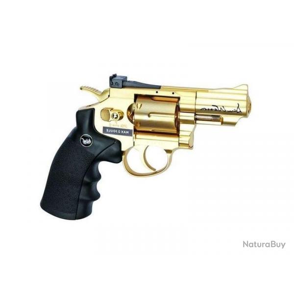 ASG REVOLVER CO2 DAN WESSON 2.5'' GOLD 4.5 BBS