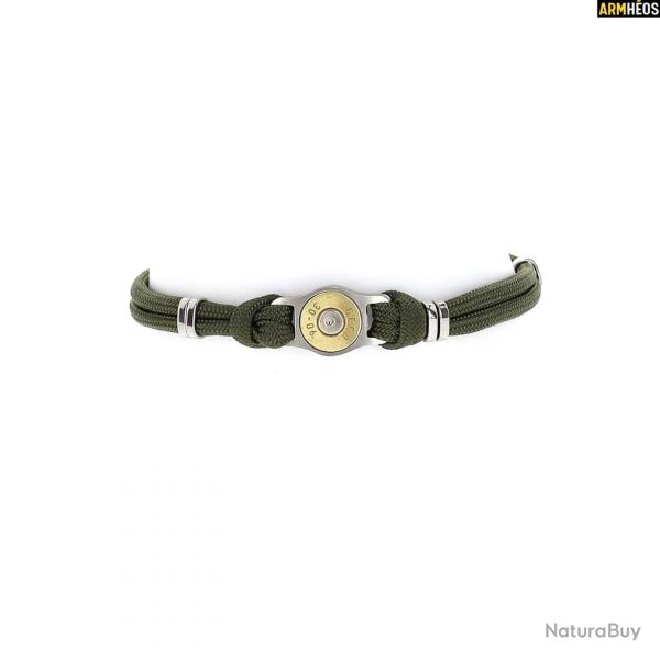 ELDEN PARIS BRACELET DOUILLE ET CORDON BANG BANG CAL .30-06 SPRG COULEUR ARMY 22 cm