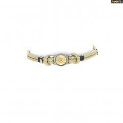 ELDEN PARIS BRACELET DOUILLE ET CORDON BANG BANG CAL. 357 MAGNUM COULEUR TAUPE 20 cm