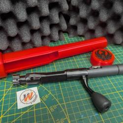 RUGER RPR  6.5 creedmoor - ROUGE  - Protège Culasse Ruger Rifle Precision avec LOGO RUGER