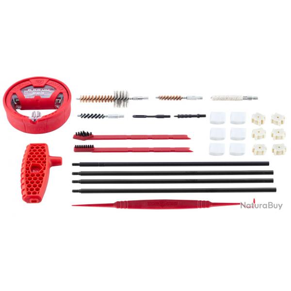 Set de nettoyage multi-kits cordons - brosses Real Avid, Cal .243 / .260 /.6.5mm