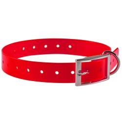 Collier pour chien 2,5 cm en polyuréthane - Country Collier Rouge