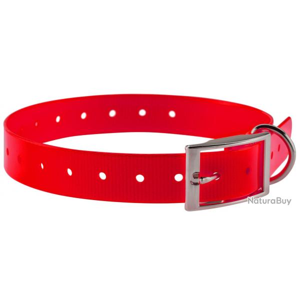 Collier pour chien 2,5 cm en polyurthane - Country Collier Rouge