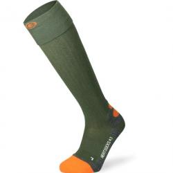 Chaussettes chauffantes Heat STOCK 4.1 TOE CAP et pack batteries - Lenz Lenz 4.1 Green P42/44