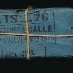 RARE !!!  1 euro SANS RESERVE Trousse de 3 paquets 11mm Mle 1873 de1876 VINCENNES 18 CART. (5930)