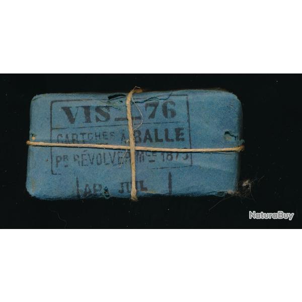 RARE !!!  1 euro SANS RESERVE Trousse de 3 paquets 11mm Mle 1873 de1876 VINCENNES 18 CART. (5930)