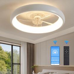 Ventilateur de plafond silencieux avec télécommande pour une utilisation en toute sécurité, 6 vitess