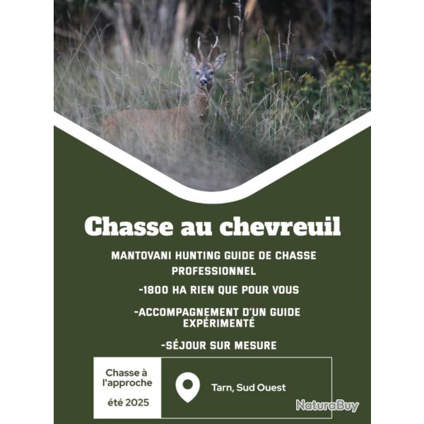 chasse guide brocard tir d't