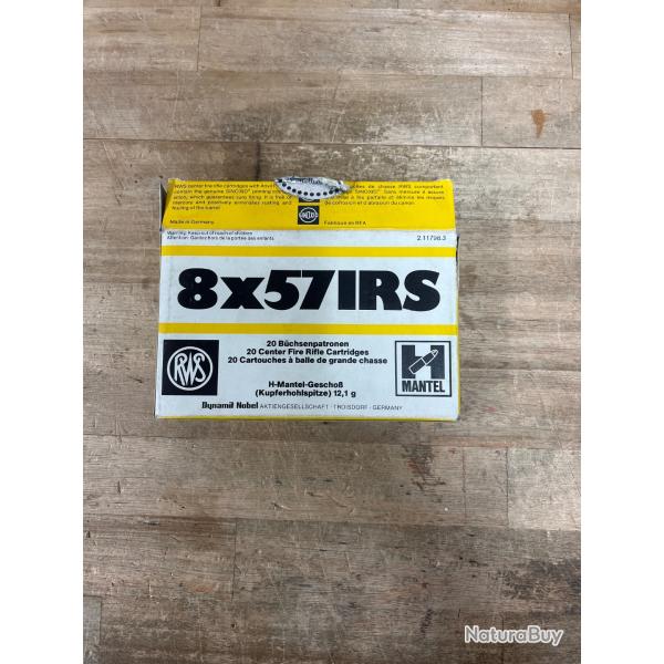 20 balles RWS Hmantel 8x57jrs