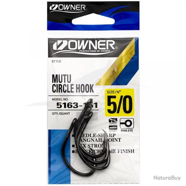 Owner Mutu Circle Hook (5163) 5/0