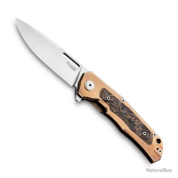 Couteau Q4ttro (titanium), Couleur bronz [Lionsteel]