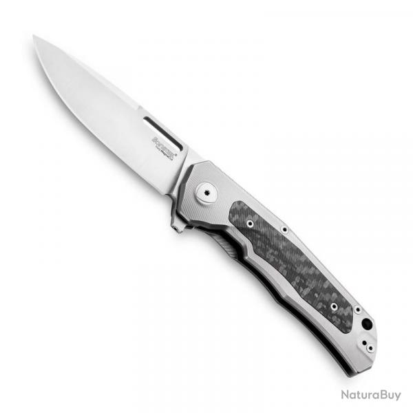 Couteau Q4ttro (titanium), Couleur gris [Lionsteel]