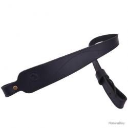 SANGLE FUSIL 100% CUIR - NOIR - LIVRAISON GRATUITE