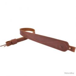 BRETELLE FUSIL/CARABINE EN CUIR - MARRON - LIVRAISON GRATUITE