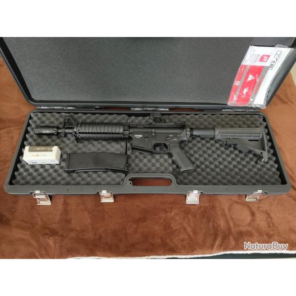 Carabine T4E TM4 RIS Calibre 43 Full Auto (Billes en caoutchouc) Puissance 7,5 joules + Xtracer