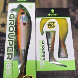 Grouper 180s + sparetail set Gunki sun perch