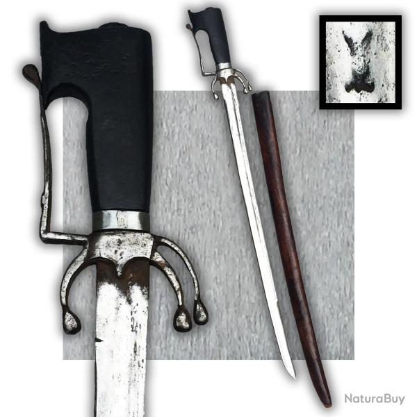 RARISSIME & MAGNIFIQUE SABRE NIMCHA LAME MAQUE XIX ORIGINAL