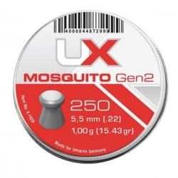 PLOMB PLAT UX MOSQUITO GEN2 CAL 5.5 MM 1.00G CDTNMT 5X250 "UMAREX"