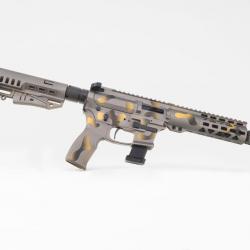 Carabine Legacy Armament AR9 Custom Level 3 Hexa Camo Grey Gold 8" Cal. 9x19