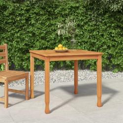 Table à dîner de jardin 85x85x75 cm Bois massif de teck alsavelo