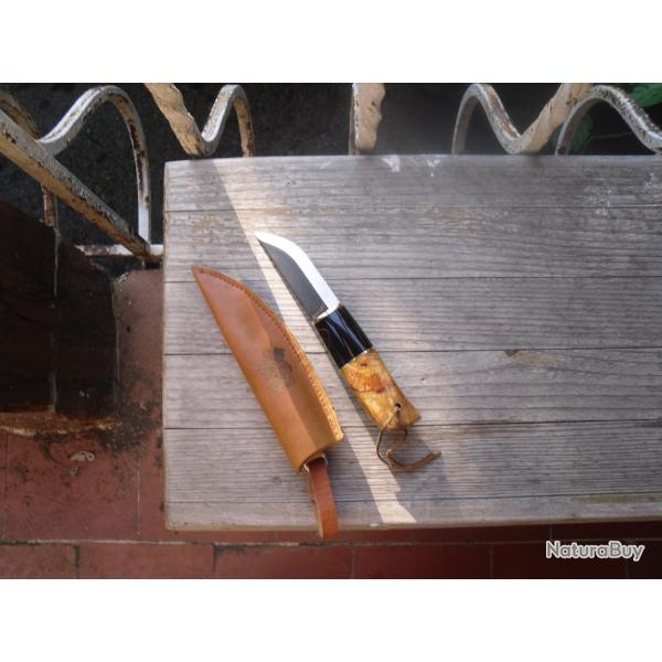 trs beau poignard d'artisan Franais (puukko)