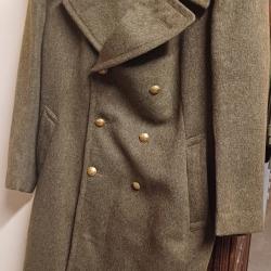 Authentique manteau drap de laine - capote militaire mod. 47 Troupes Coloniales