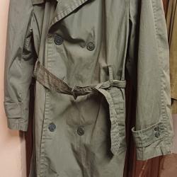 Authentique imperméable militaire de l'US ARMY modèle QUARPEL ARMY GREEN 274