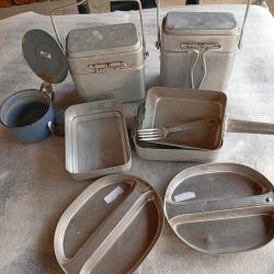 Divers gamelles militaires