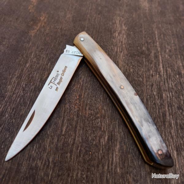Joli Couteau LE THIERS  par ROGER ORFVRE  Manche en Corne