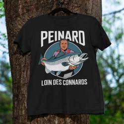 Peinard Loin Des Connards Humour Pêche Pêcheur Carnassiers T-Shirt toutes tailles, NEUF !