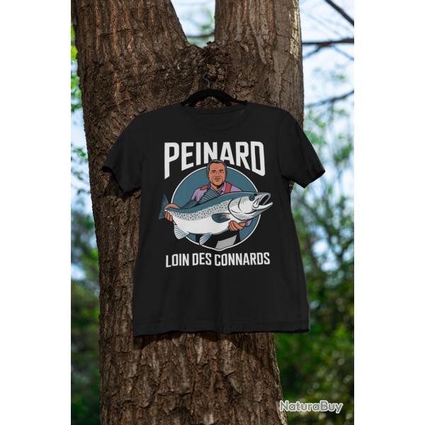 Peinard Loin Des Connards Humour Pche Pcheur Carnassiers T-Shirt toutes tailles, NEUF !